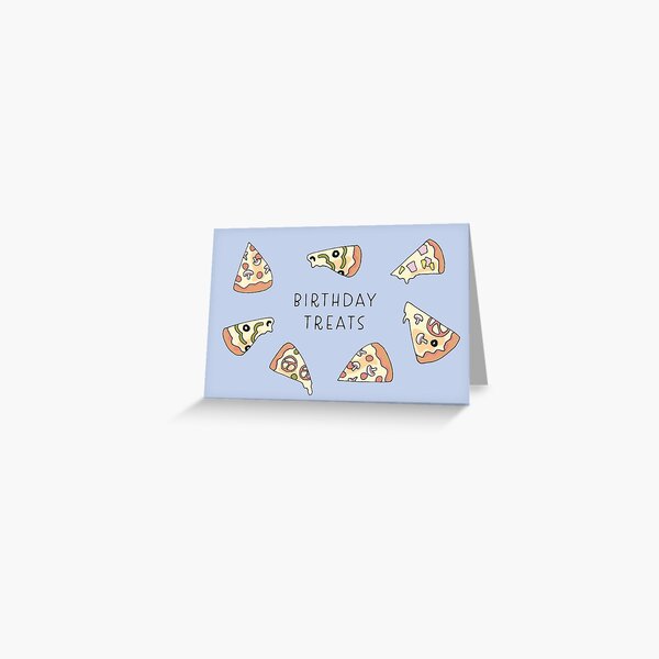 Birthday Pizza Greeting Card