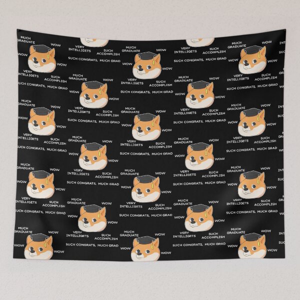Item preview, Shiba Inu Graduation Meme designed and sold by fatamyfan1.