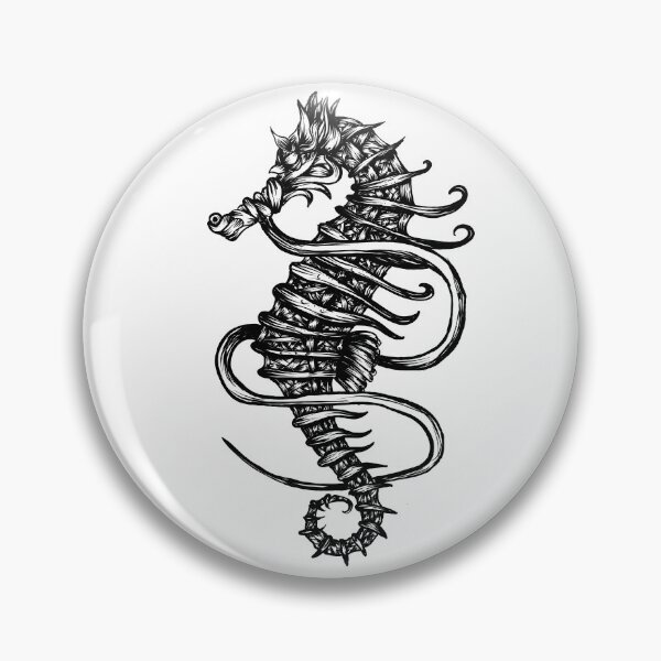 Item preview, Seahorse bw  designed and sold by fakeface.