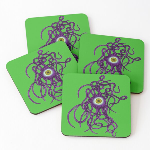 Item preview, Single-Eyed Weird Cephalopoda With Numerous Tentacles Purple designed and sold by taiche.