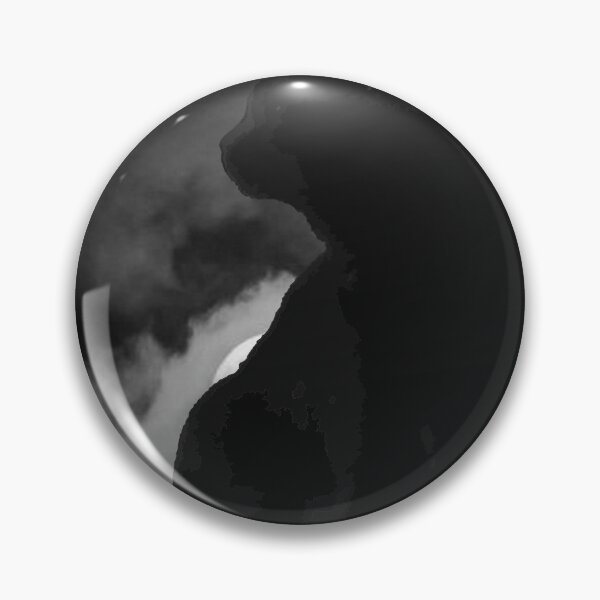 Item preview, Black Cat Silhouetted Against Moonlight Sky designed and sold by taiche.
