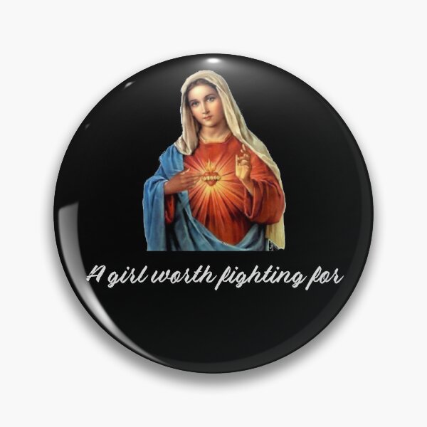 Item preview, Virgin Mary Christian Catholic Church T-Shirt Religious designed and sold by Creekman Designs.