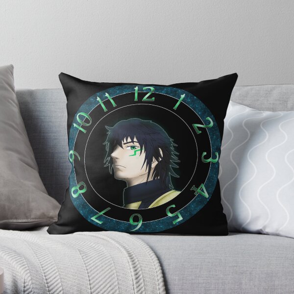 Beyond Remnants Glitch Logo Throw Pillow