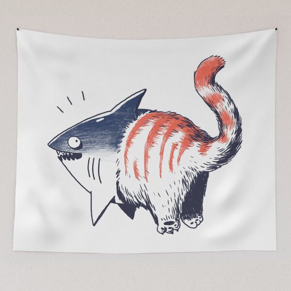 Item preview, Shark cat designed and sold by anykeen.