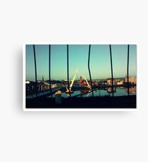 Between the Bars. Canvas Print