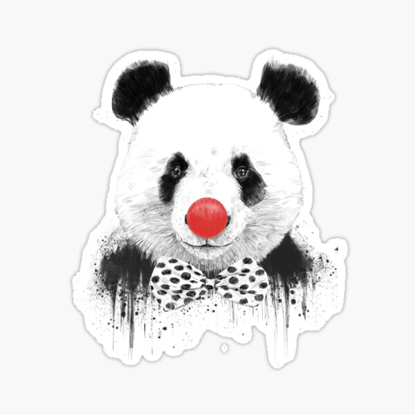 Aperçu de l'œuvre Panda clown créée et vendue par soltib.