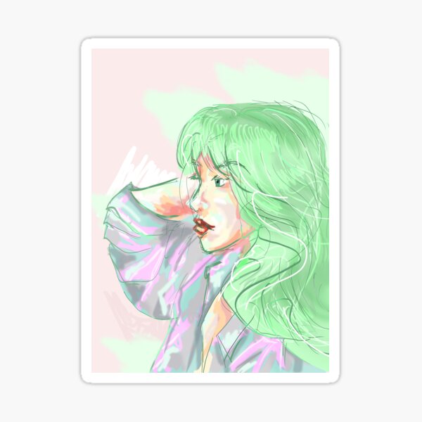 Chica Menta Pegatina
