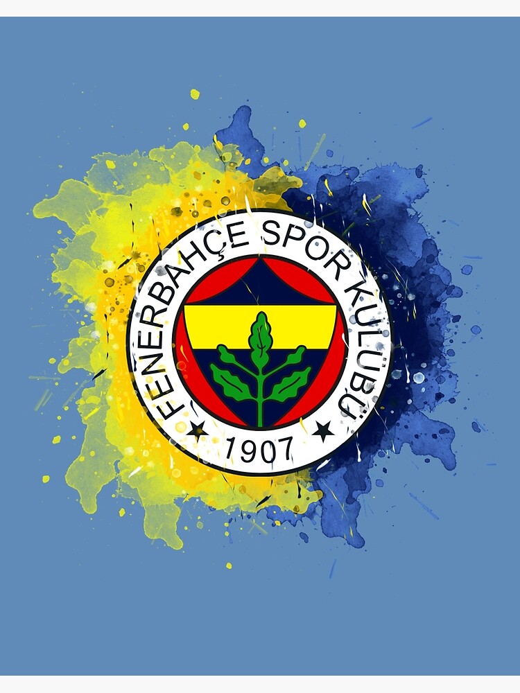 Fenerbahce Istanbul watercolor design Art Board Print by