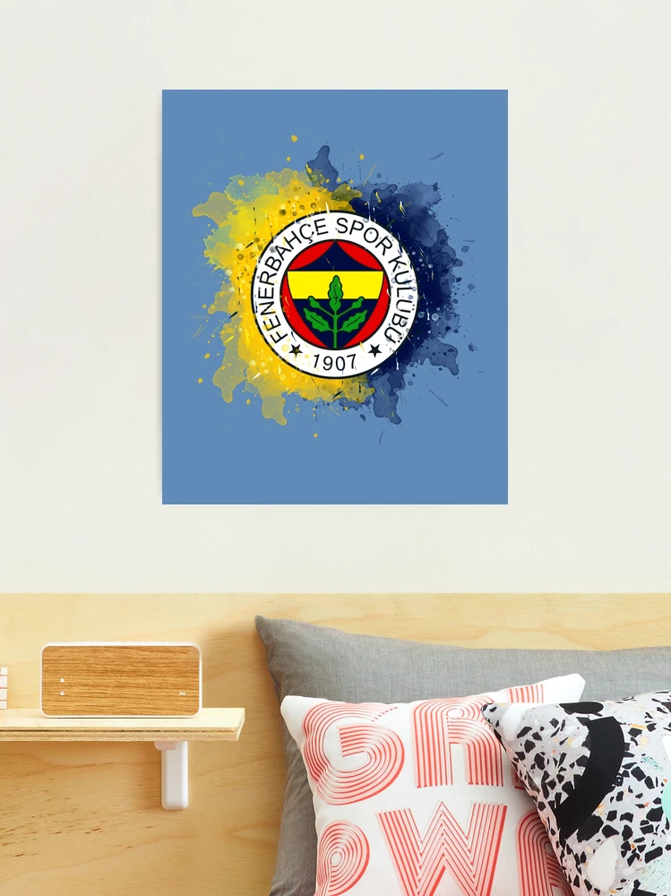 Fenerbahce Istanbul watercolor design Art Board Print by