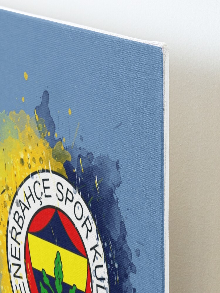 Fenerbahce Istanbul watercolor design Art Board Print by