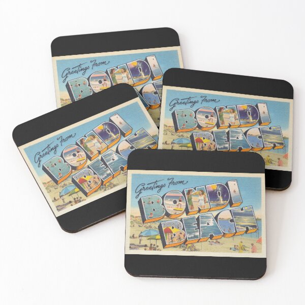 Item preview, Bondi Beach Vintage Style Postcard designed and sold by reapolo.