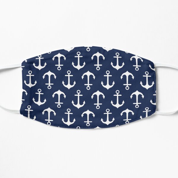 Anchors Aweigh! Flat Mask