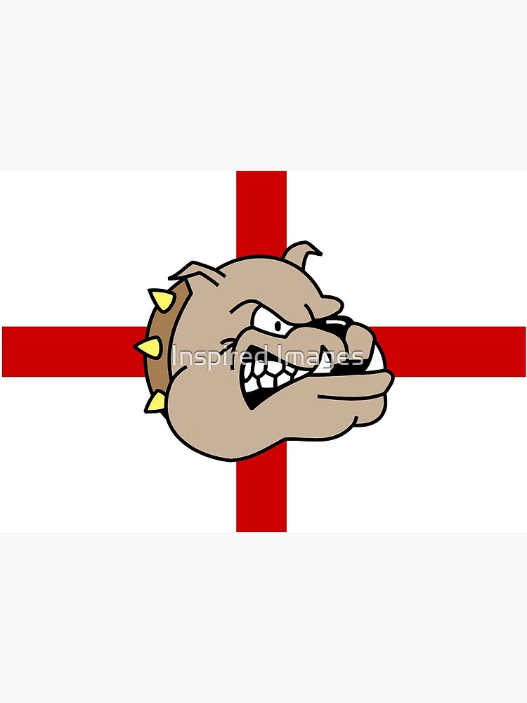 "England Flag British Bulldog English Cross" Mask for Sale by