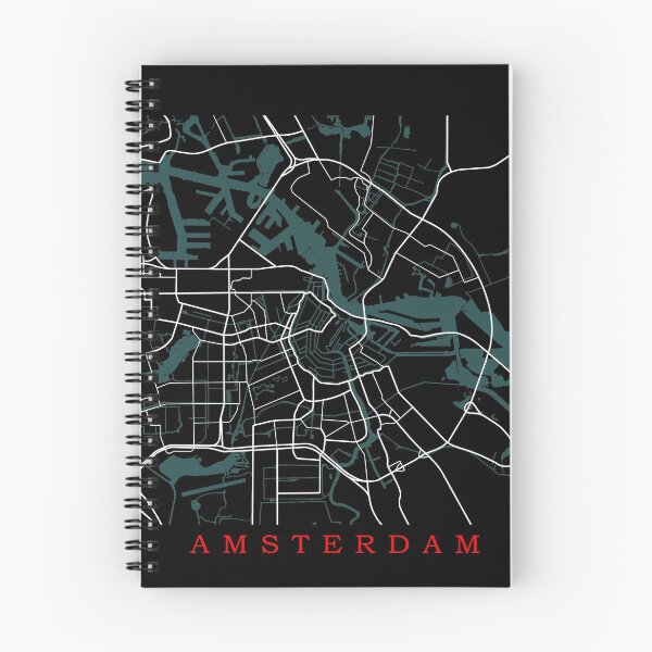 Item preview, Amsterdam Map designed and sold by rogue-design.
