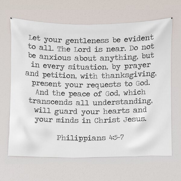 Item preview, Philippians 4:5-7 designed and sold by ReVivingHoPe.