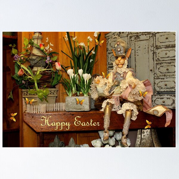 Item preview, Happy Easter designed and sold by wiscbackroadz.