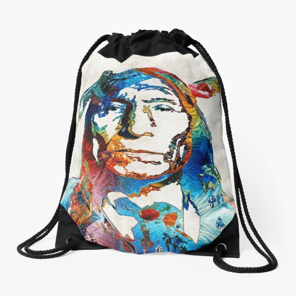 Vista previa del artículo con la obra «Arte nativo americano - Guerrero - Por Sharon Cummings», diseñado y vendido por Sharon Cummings Art.