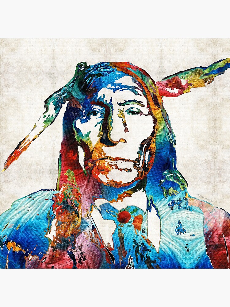 Native American Art - Warrior - By Sharon Cummings | Art Print