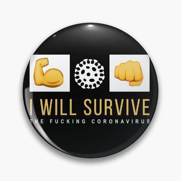 Item preview, I will survive the coronavirus designed and sold by miquelcazanya.