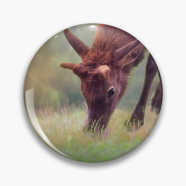 Item preview, Young Elk Grazing designed and sold by Kathy Weaver.