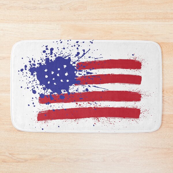 Item preview, American Flag made of paint splatters designed and sold by drawbey.