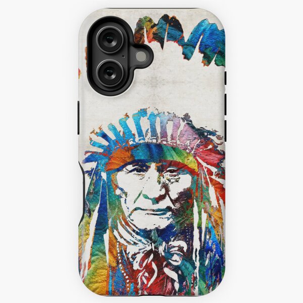 Item preview, Native American Art - Chief - By Sharon Cummings designed and sold by Sharon Cummings Art.