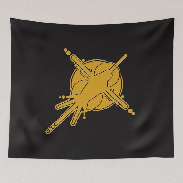 Item preview, Crop Circle Hummingbird In Gold designed and sold by WhitesDesigns.
