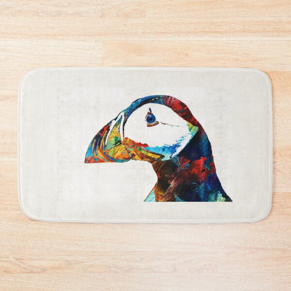 Item preview, Colorful Puffin Art By Sharon Cummings designed and sold by Sharon Cummings Art.