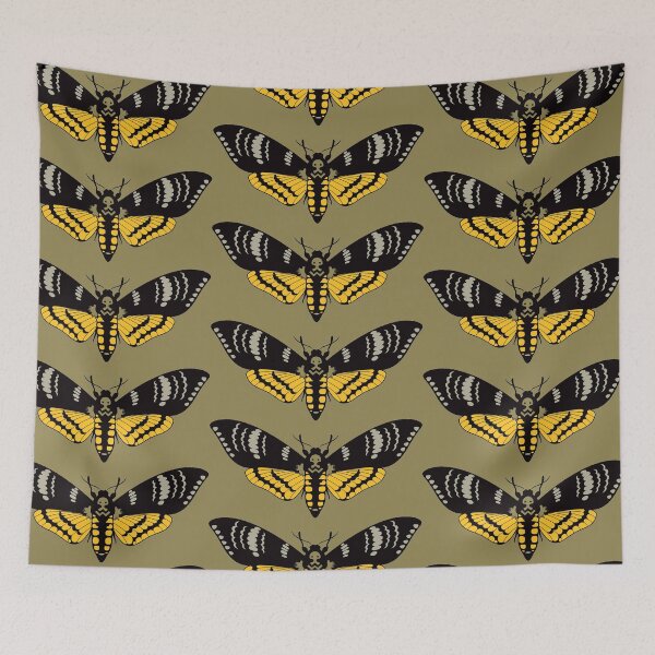Item preview, Silence of The Lambs - Death's-head Hawkmoth Mask - Death's-head Hawkmoth shirt - Acherontia  designed and sold by happygiftideas.