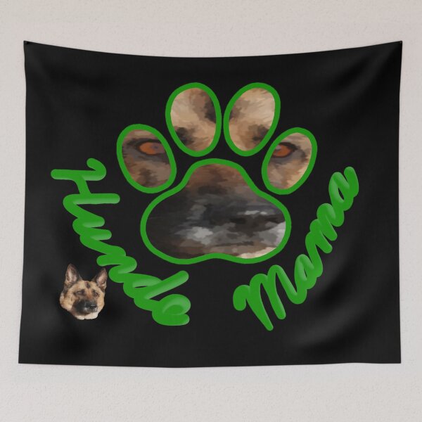 Item preview, Hundemama German Shepherd Green designed and sold by JWDesigns777.