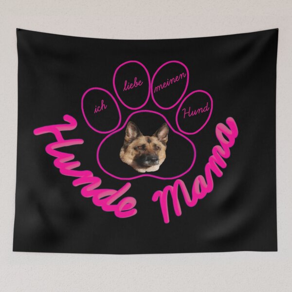Item preview, Hundemama German Shepherd Pink Paw designed and sold by JWDesigns777.