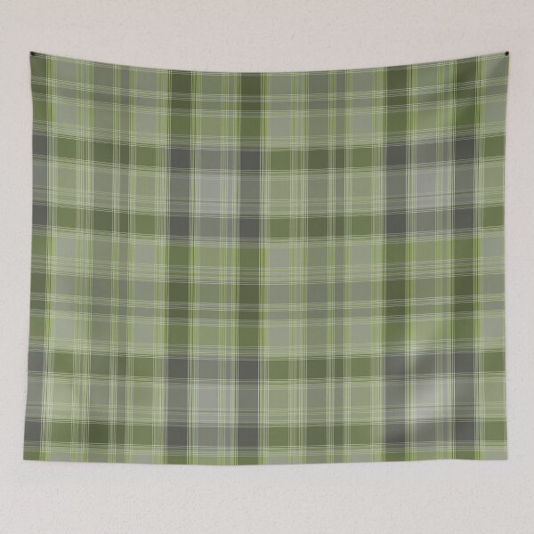 Item preview, Gray and green tartan plaid. designed and sold by marinaklykva.