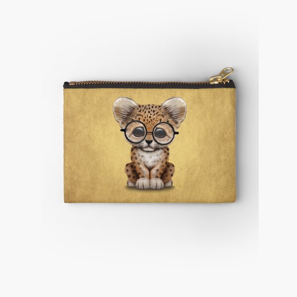Item preview, Cute Baby Leopard Cub Wearing Glasses  designed and sold by JeffBartels.