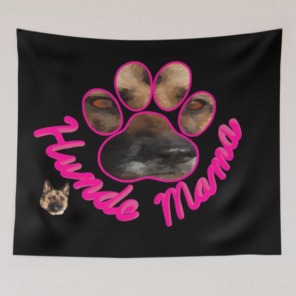 Item preview, Hundemama German Shepherd Pink designed and sold by JWDesigns777.