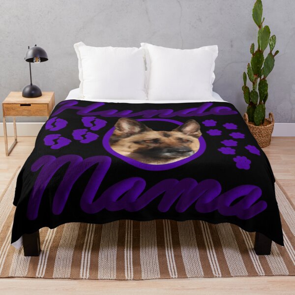 Item preview, Hundemama German Shepherd Purple designed and sold by JWDesigns777.