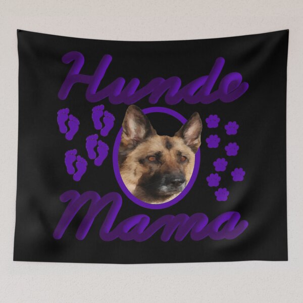 Item preview, Hundemama German Shepherd Purple designed and sold by JWDesigns777.