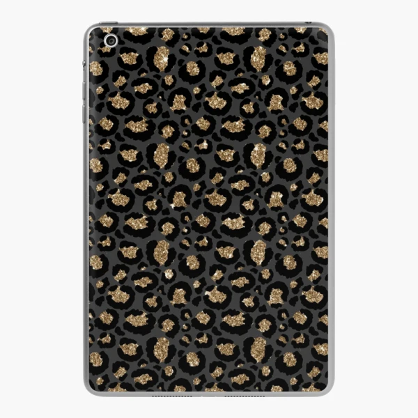 Black Leopard Print (Photo/Print of Glitter. Not Sparkling) iPad