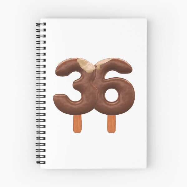 Item preview, 36 Ice Cream Thirty Six Number 3d Chocolate designed and sold by HelloFromAja.