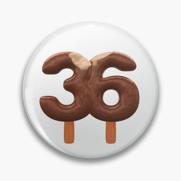 Item preview, 36 Ice Cream Thirty Six Number 3d Chocolate designed and sold by HelloFromAja.