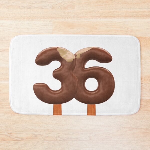 Item preview, 36 Ice Cream Thirty Six Number 3d Chocolate designed and sold by HelloFromAja.