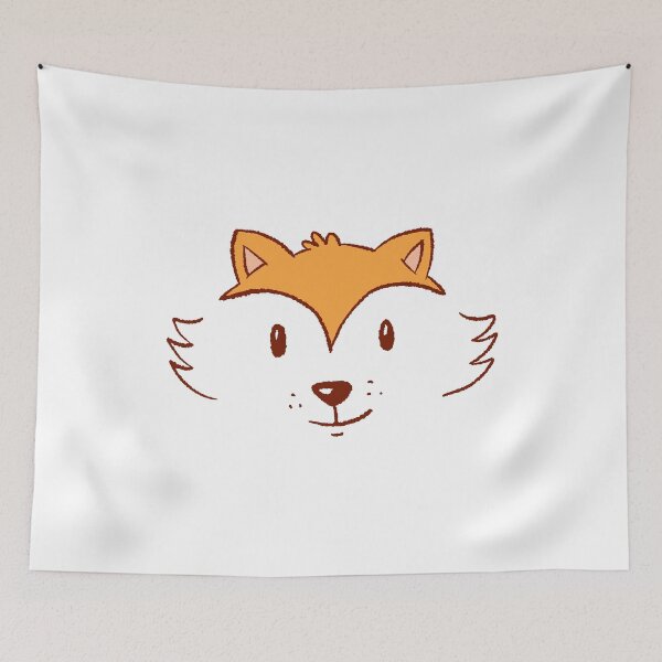 Item preview, Cute fox, fox head, fox face designed and sold by DerSenat.