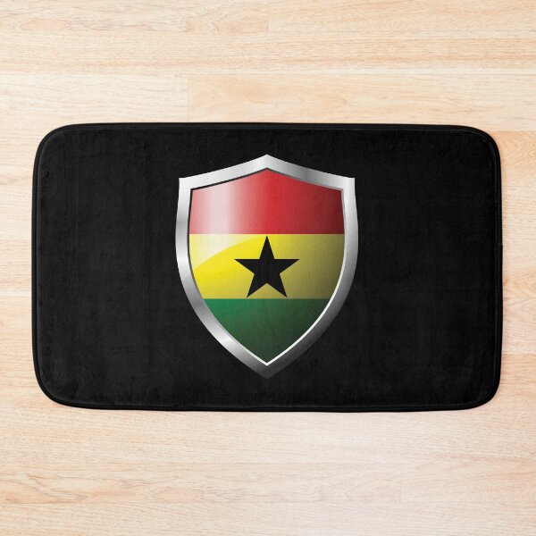 Item preview, Strong Ghana Flag Shield Country designed and sold by HelloFromAja.