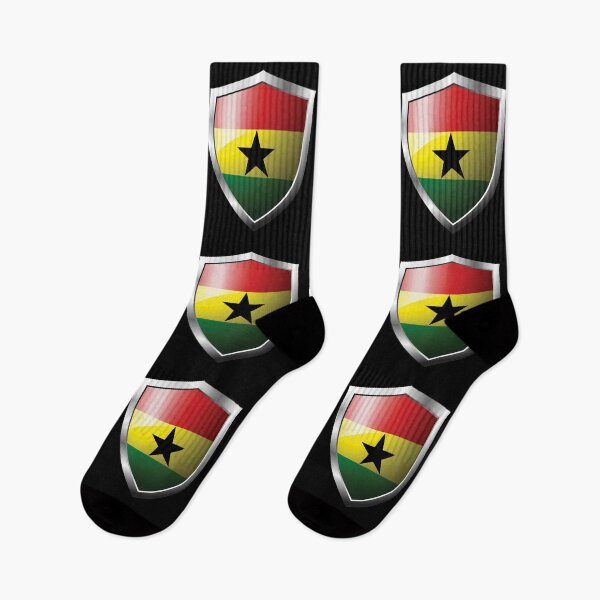 Item preview, Strong Ghana Flag Shield Country designed and sold by HelloFromAja.
