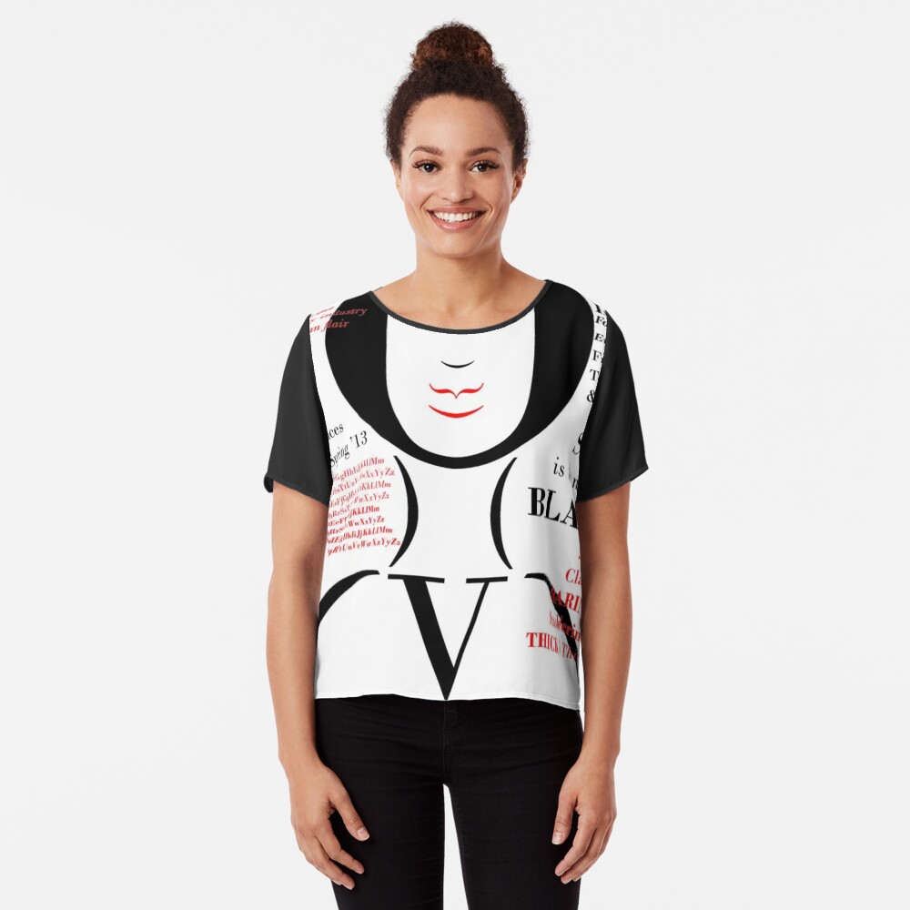 Bodoni Chiffon Top