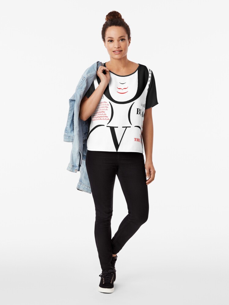 Alternate view of Bodoni Chiffon Top