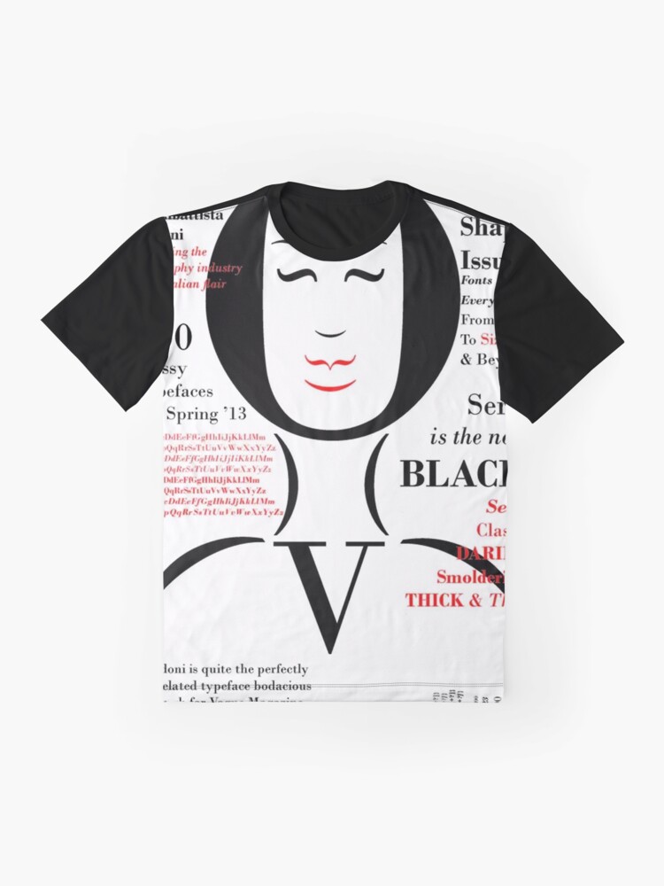 Alternate view of Bodoni Graphic T-Shirt