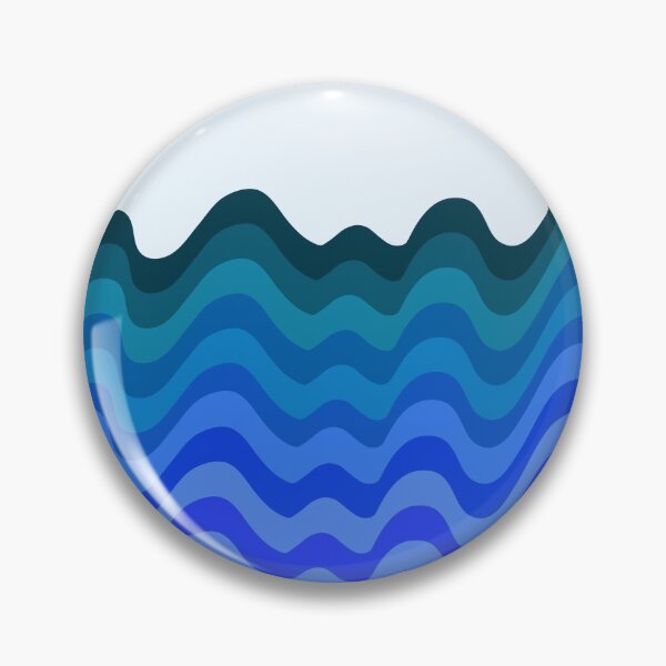 Item preview, Retro Ripple Sea Wave designed and sold by The Wellington Boot.