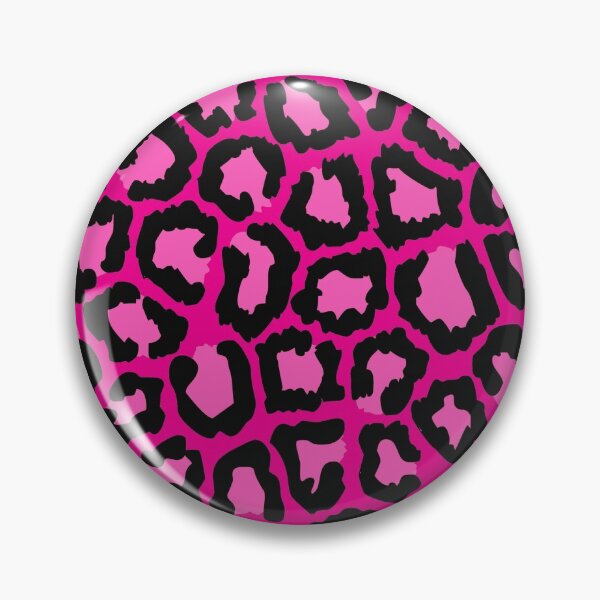 Item preview,  Black Pink, Snow Leopard spotted fur Animal Africa Pattern designed and sold by funnytshirtemp.