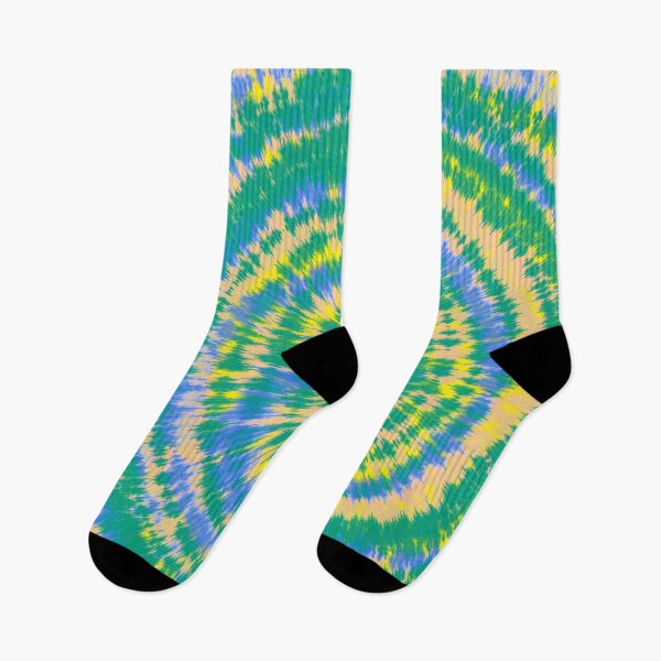 Item preview, High Contrast Yellow, Blue and Greens Tie Dye designed and sold by TheTarotShop.