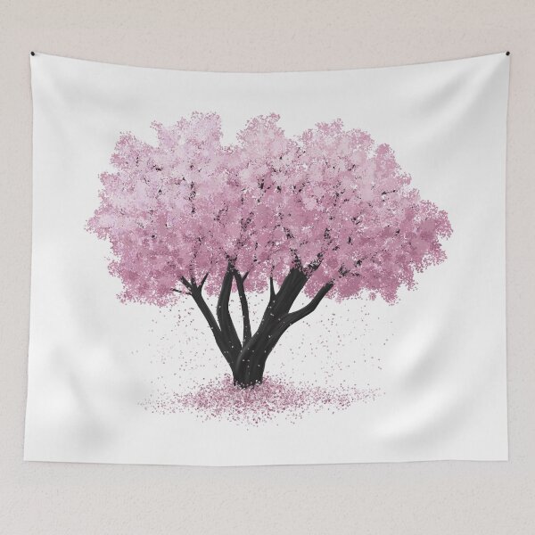 Item preview, Pink Blossoms Tree Digital Art designed and sold by ByJezie.